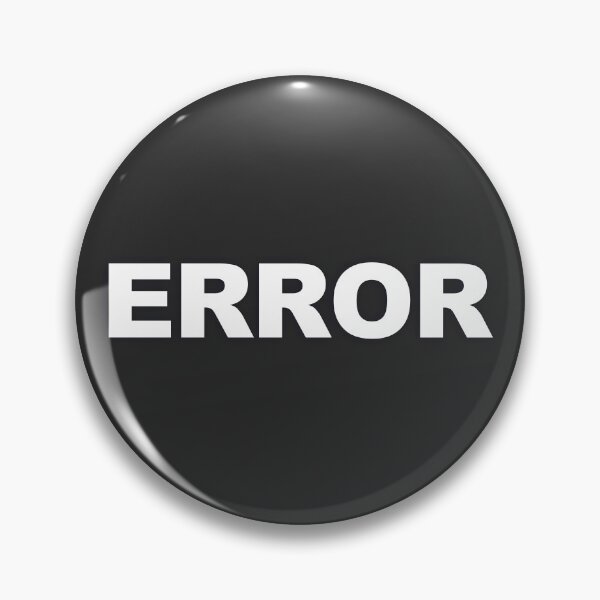 Item preview, ERROR — White Minimal Bold Type Statement designed and sold by WORDPAUSE.