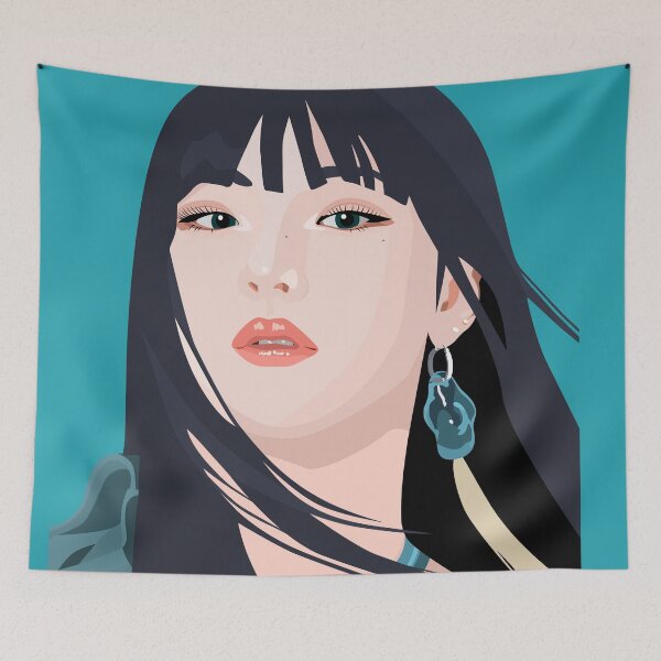 Item preview, Ruka of Babymonster in a stunning vector digital portrait. designed and sold by Aome22.