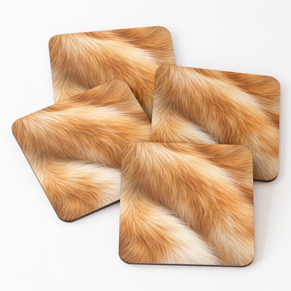 Item preview, Elegant Golden Red Fox Fur Pattern designed and sold by Nine Lives Studio.