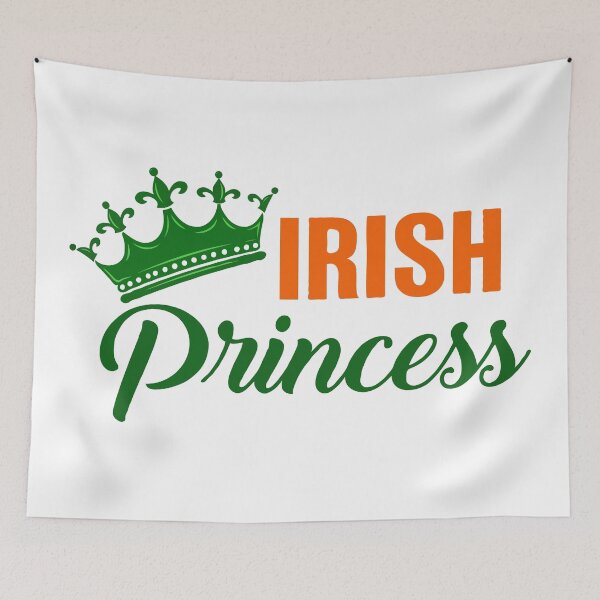 Item preview, Irish Princess Crown Design – Cute Irish Pride Typography for St. Patrick’s Day designed and sold by BrainBubbleArt.
