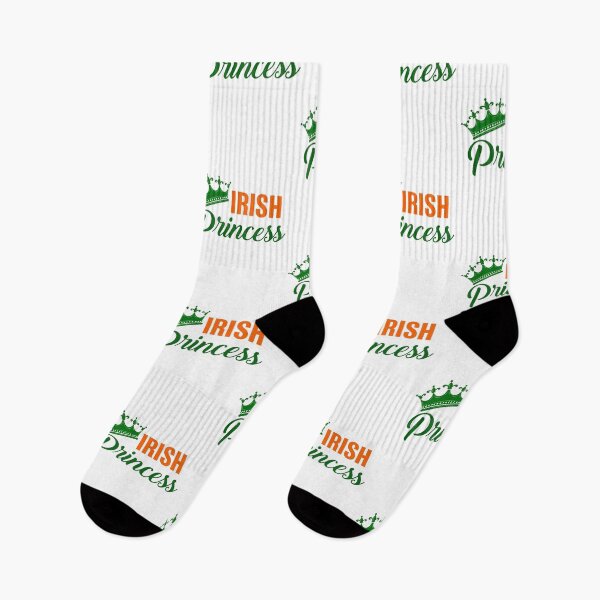 Artikelvorschau, Irische Prinzessinnenkrone – Niedliche Typografie zum Ausdruck irischen Stolzes für den St. Patrick’s Day entworfen und verkauft von BrainBubbleArt.