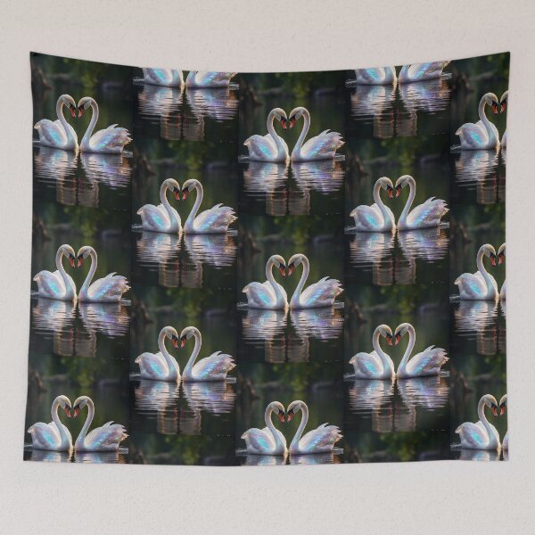 Item preview, Swans of Love: Symbol of Unity and Elegance designed and sold by Hipatye26.