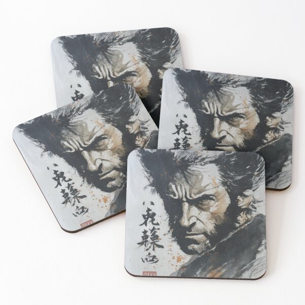 Item preview, Hugh Wolverine Sumi-e  designed and sold by AnimeArsenalPrints.