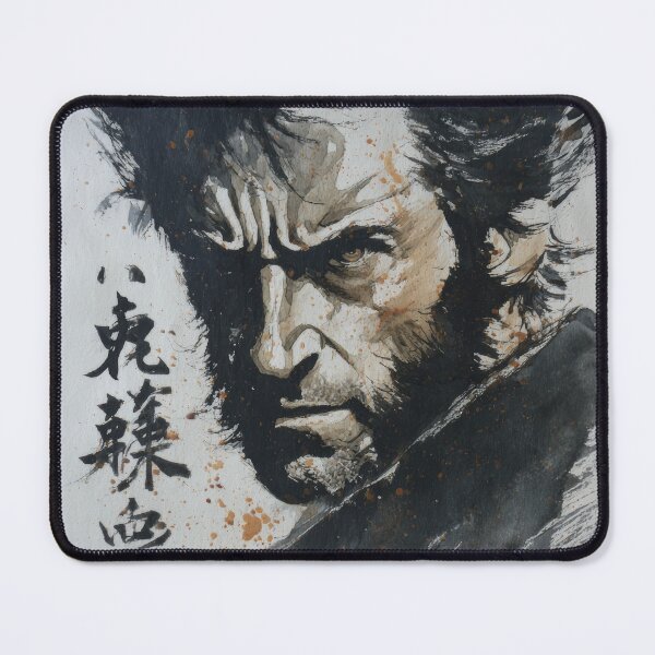 Item preview, Hugh Wolverine Sumi-e designed and sold by AnimeArsenalPrints.
