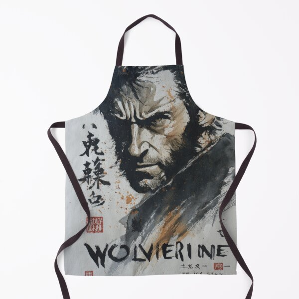 Item preview, Hugh Wolverine Sumi-e designed and sold by AnimeArsenalPrints.