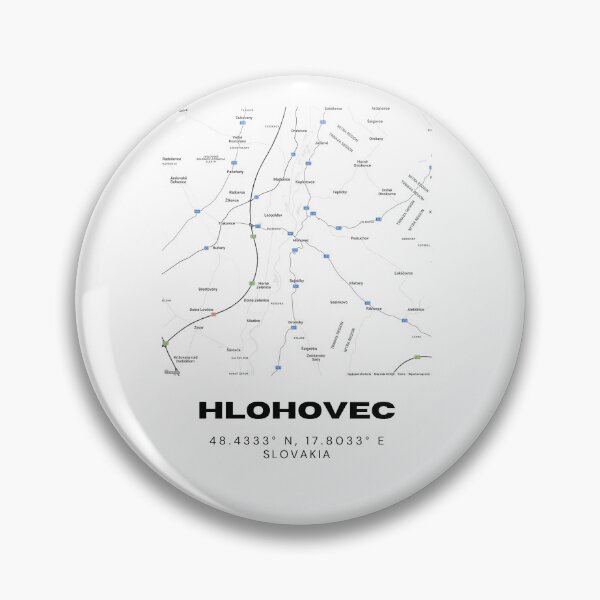 Item preview, Hlohovec City Map – Minimalist Street Map of Hlohovec, Slovakia designed and sold by RM-Journey.