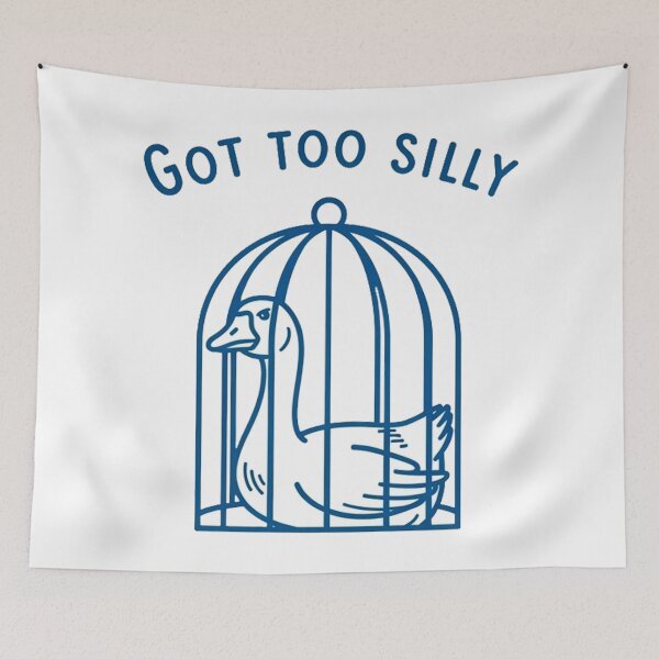 Item preview, Got Too Silly | Retro Goose designed and sold by Pollock.