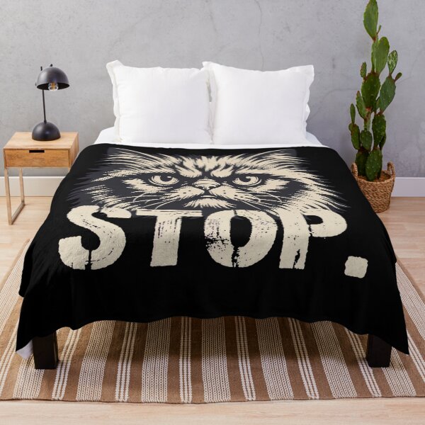 Item preview, STOP Judgmental Persian Cat Grumpy Woodcut Art designed and sold by TrendyTeeMode.