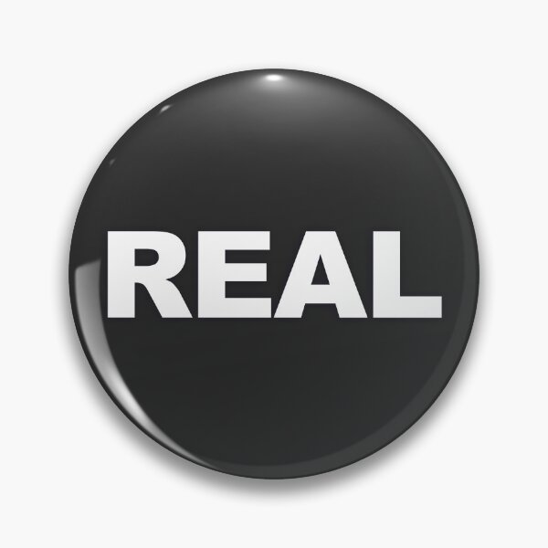 Item preview, REAL — White Minimal Bold Type Statement designed and sold by WORDPAUSE.