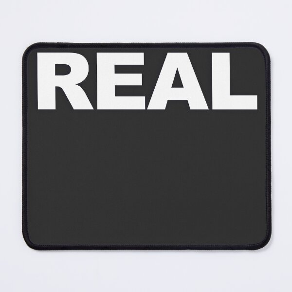 Item preview, REAL — White Minimal Bold Type Statement designed and sold by WORDPAUSE.