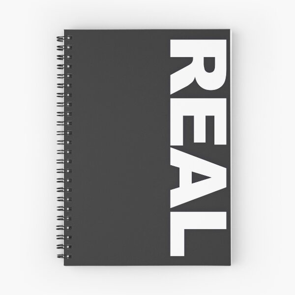 Item preview, REAL — White Minimal Bold Type Statement designed and sold by WORDPAUSE.