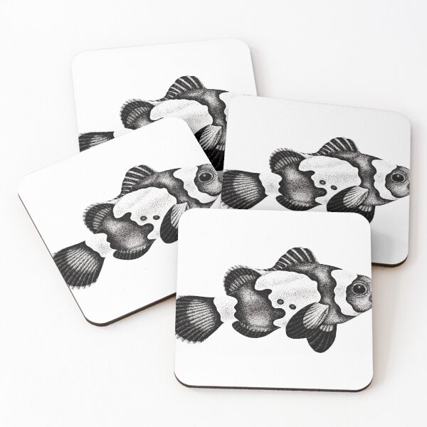 Item preview, Snowflake clownfish drawing designed and sold by LorenDowding.