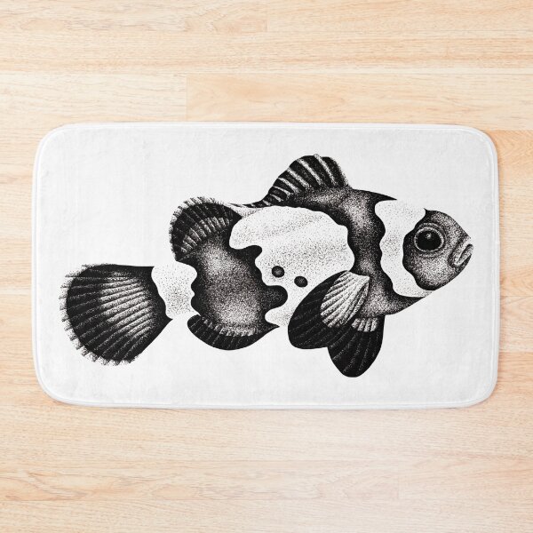 Item preview, Snowflake clownfish drawing designed and sold by LorenDowding.