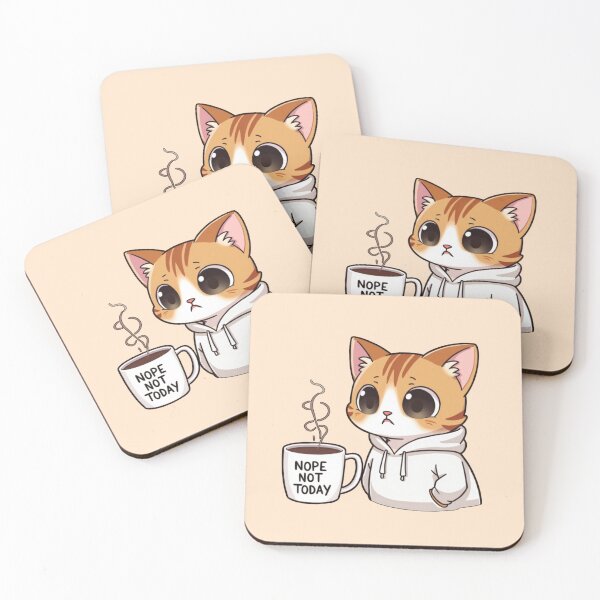 Item preview, Monday Mood: Nope Not Today Cat designed and sold by PriyaMagic.
