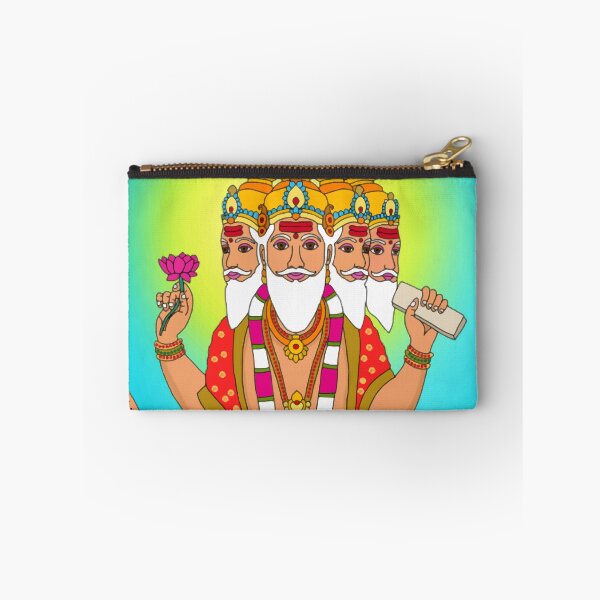 Item preview, Lord Brahma Divine Drawing – Hindu Creator God Art Illustration designed and sold by Harshit_Digital_Arts.