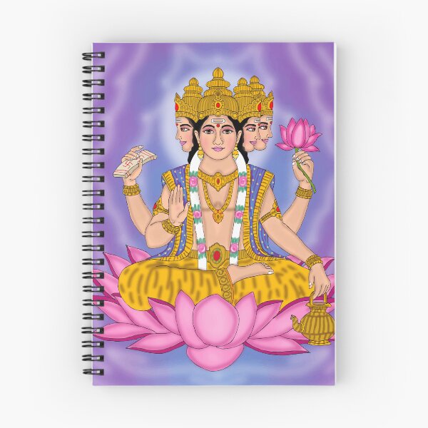 Item preview, Lord Brahma Digital Art – Hindu Sacred Creator Illustration designed and sold by Harshit_Digital_Arts.