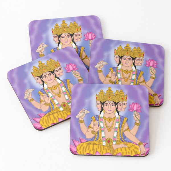 Item preview, Lord Brahma Digital Art – Hindu Sacred Creator Illustration designed and sold by Harshit_Digital_Arts.