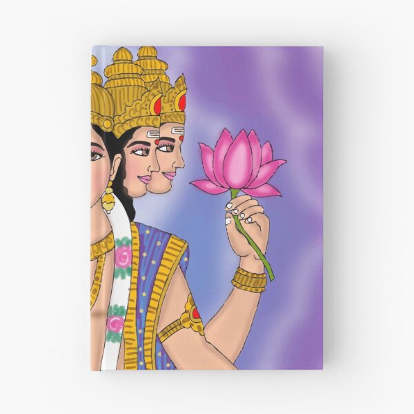 Item preview, Lord Brahma Digital Art – Hindu Sacred Creator Illustration designed and sold by Harshit_Digital_Arts.