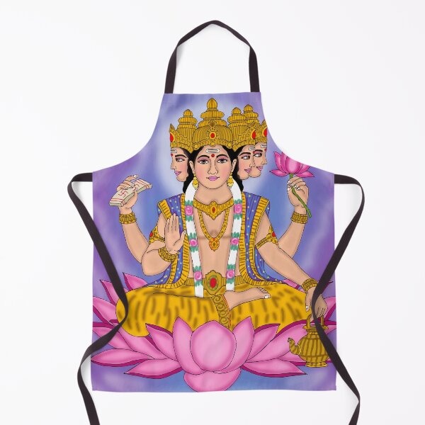 Item preview, Lord Brahma Digital Art – Hindu Sacred Creator Illustration designed and sold by Harshit_Digital_Arts.
