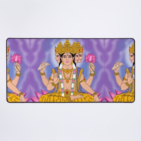 Item preview, Lord Brahma Digital Art – Hindu Sacred Creator Illustration designed and sold by Harshit_Digital_Arts.