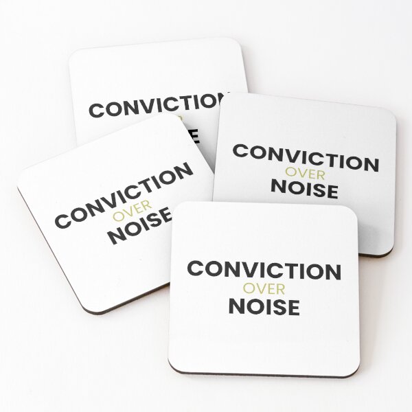 Item preview, CONVICTION OVER NOISE designed and sold by Conviction studio.