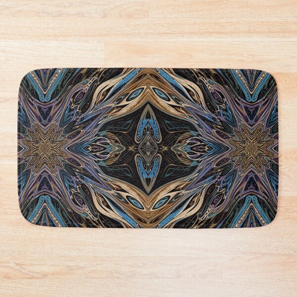 Item preview, Lithographic Starburst: Topographical Azure Flux designed and sold by mxztar.
