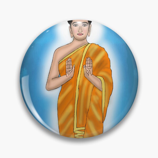 Item preview, Buddha Meditation Art – Peaceful Spiritual Illustration designed and sold by Harshit_Digital_Arts.