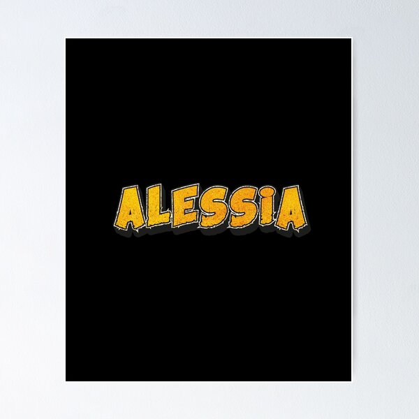 Item preview, Alessia Personalized Funny Custom Name Design for Women and Girls designed and sold by Watsonarts.