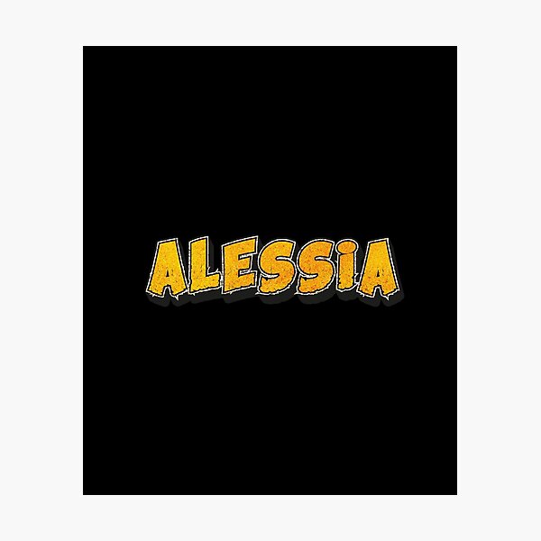 Item preview, Alessia Personalized Funny Custom Name Design for Women and Girls designed and sold by Watsonarts.