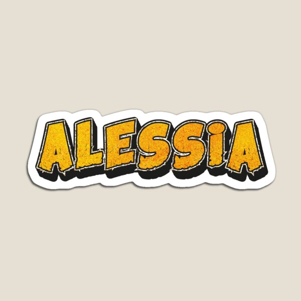 Item preview, Alessia Personalized Funny Custom Name Design for Women and Girls designed and sold by Watsonarts.