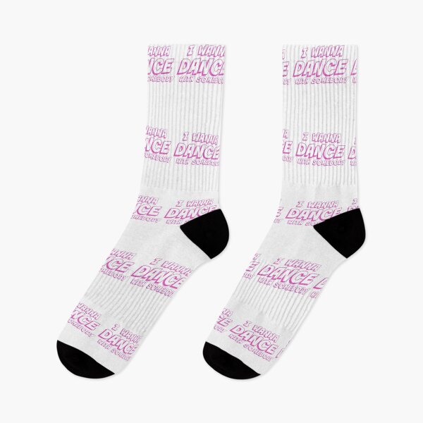 Item preview, I Wanna Dance With Somebody Retro Pink T-Shirt designed and sold by PrintAtelier.