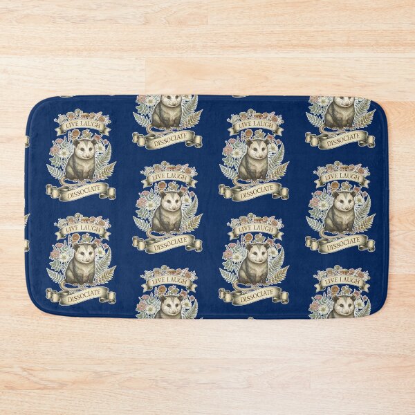 Item preview, Live Laugh Dissociate Opossum Funny Cottagecore Vintage Meme designed and sold by Czuk Designs.