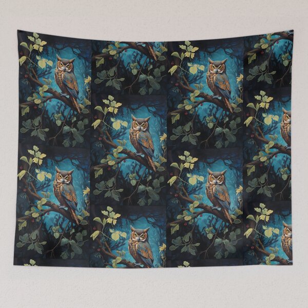 Item preview, Nite Owl: Guardian of the Forest designed and sold by Hipatye26.