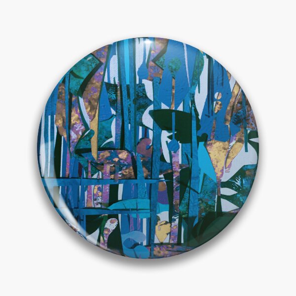Item preview, Blue Jay- Abstract Painted Collage designed and sold by adel8ide.