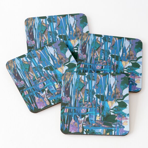 Item preview, Blue Jay- Abstract Painted Collage designed and sold by adel8ide.