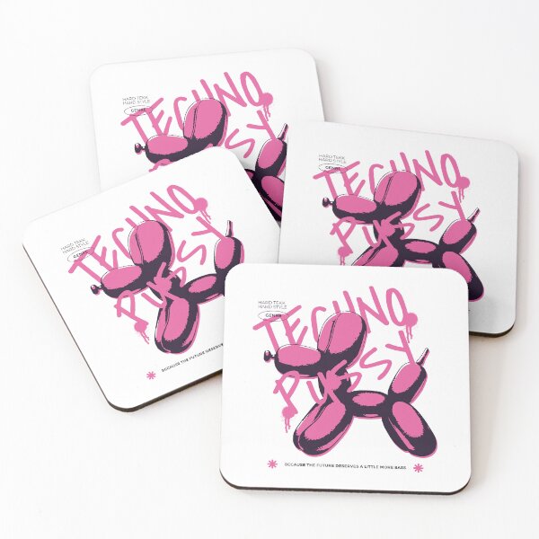 Item preview, Techno Pussy Plastic Poodle designed and sold by Ecmoprints.