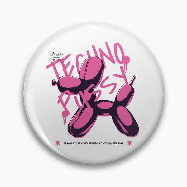 Item preview, Techno Pussy Plastic Poodle designed and sold by Ecmoprints.