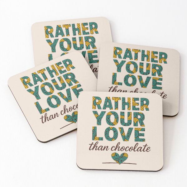 Item preview, Rather Your Love Than Chocolate – Wax Edition designed and sold by Nzadi-Store.