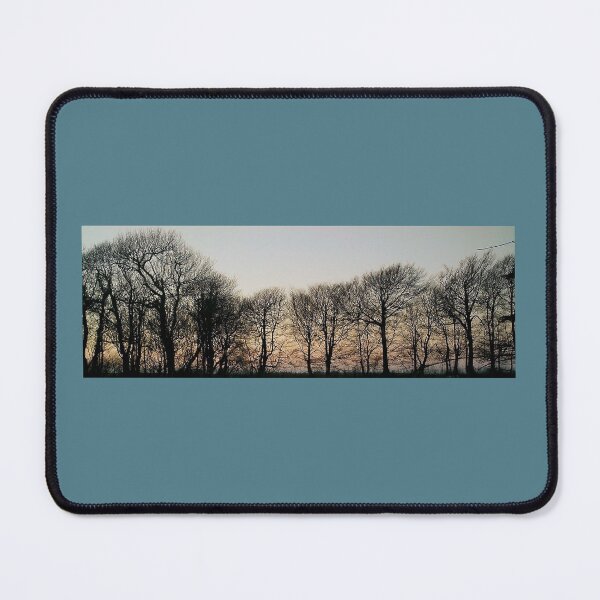 Item preview, LEAFLESS TREES SILHOUETTED AT WINTER SUNSET designed and sold by Richard Brookes Photography.