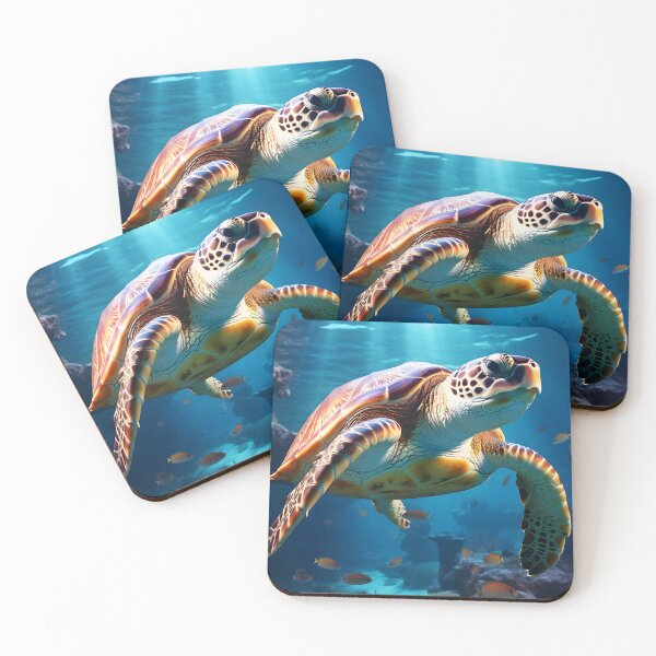 Item preview, Sea Turtle: Illuminated Ocean Treasure designed and sold by Hipatye26.