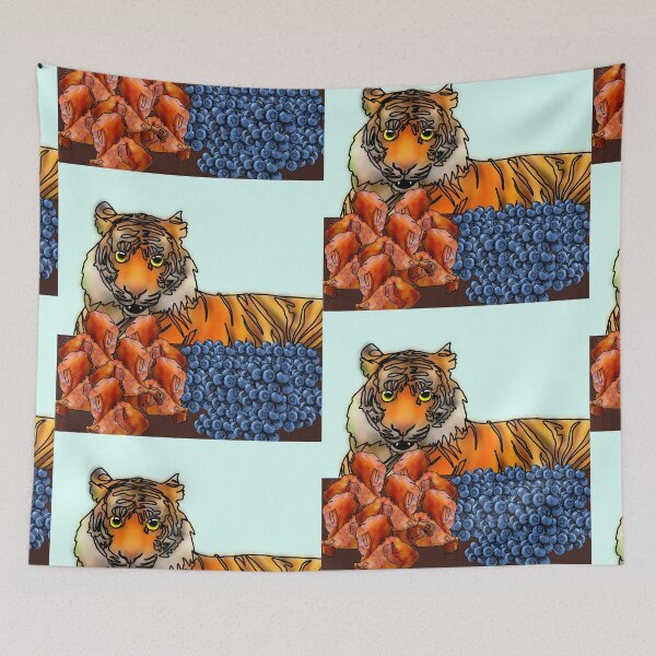 Item preview, Auburn With wings and blueberries mukbang– animalz designed and sold by Ashley’sAnimalz.