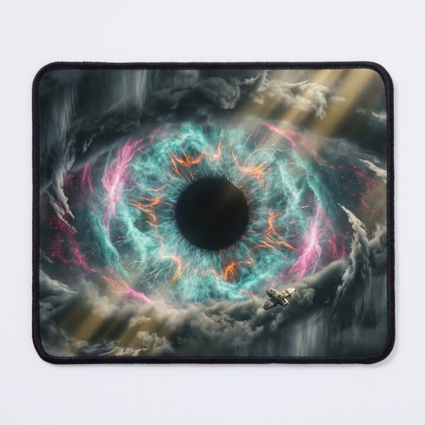 Item preview, Spaceship Approaches Space Eye designed and sold by Tridentulus.