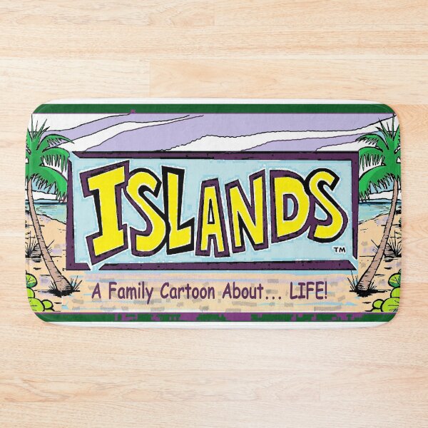Item preview, Islands Logo in color with Tag Line designed and sold by Islandscomics.