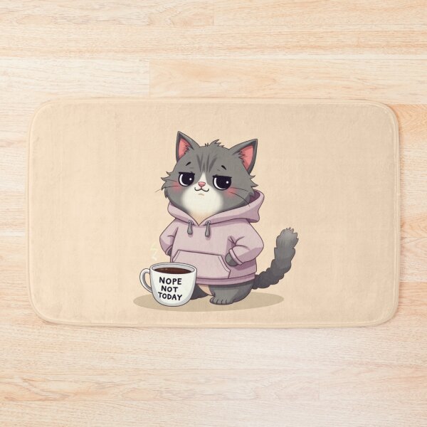 Item preview, Nope Not Today - Grumpy Persian Cat Monday Mood designed and sold by PriyaMagic.