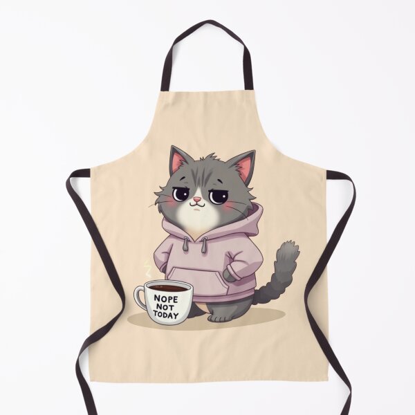 Item preview, Nope Not Today - Grumpy Persian Cat Monday Mood designed and sold by PriyaMagic.