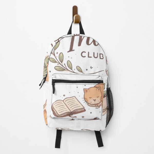 Item preview, Introvert Club Member – Aesthetic Cozy Book Lover & Cat Lover Gift designed and sold by Sanika arts .