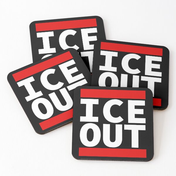 Item preview, ICE OUT (white on black) designed and sold by Thelittlelord.