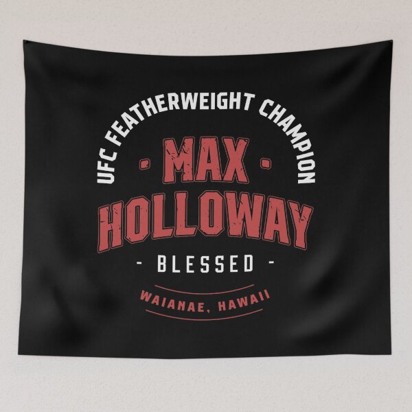 Item preview, Max Holloway - Featherweight Champion - Typography Badge designed and sold by emad-elgabaly.