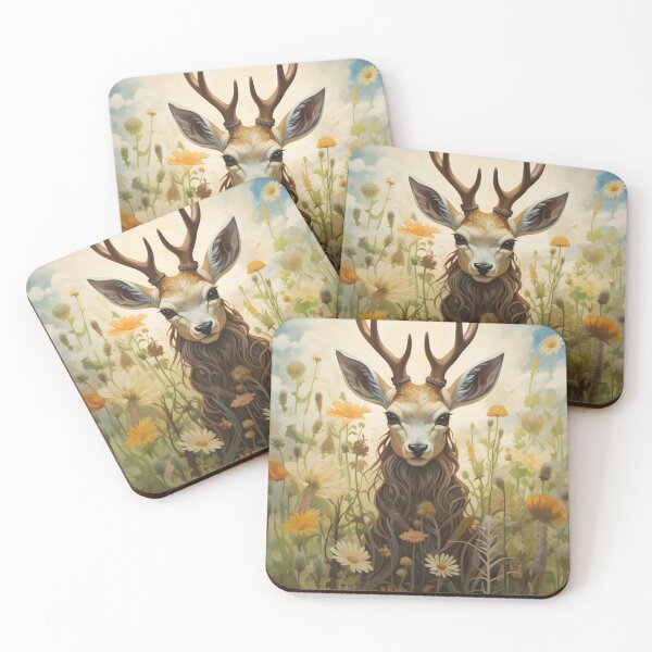 Item preview, Magic Deer: Guardian of the Flowery Meadow. designed and sold by Hipatye26.