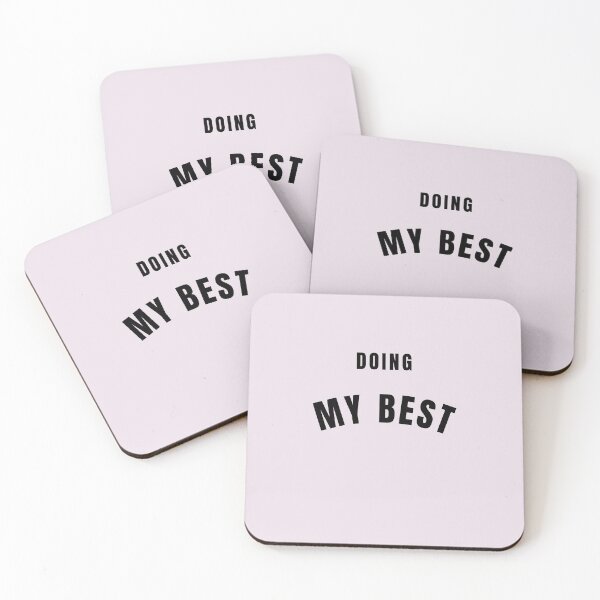Item preview, Doing My Best Motivational Quote designed and sold by Bongsheila.